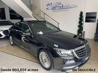 Usado Mercedes S350 286 CV (210 kW) 2019 Negro Berlina