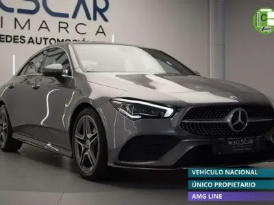 Usado Mercedes CLA220 190 CV (139 kW) 2022 Gris Coupe