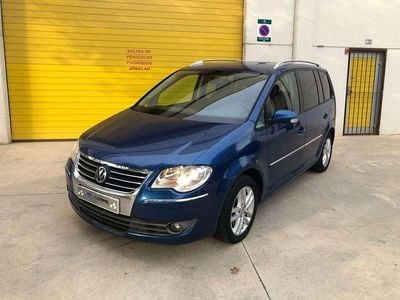 Azul Usado 2008 VW Touran Monovolumen | 7900 € (Precio justo)