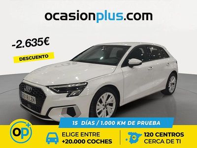 Blanco Usado 2022 Audi A3 Advanced Plus Berlina | 23.490 € (Precio justo)
