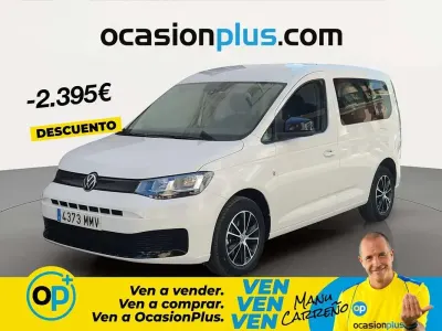 Usado VW Caddy 102 CV (75 kW) 2024 Blanco Monovolumen