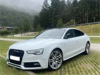 Usado Audi A5 Sportback Sport 190 CV (139 kW) 2015 Blanco Utilitario