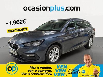 Usado Seat Leon Style 110 CV (80 kW) 2023 Gris Familiar