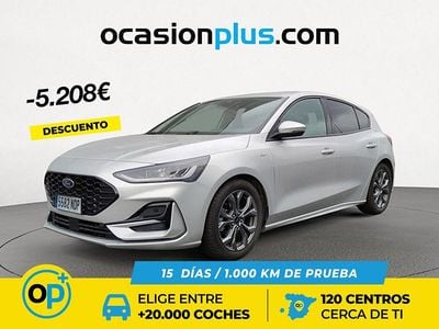 Gris / plata Usado 2024 Ford Focus ST-Line Berlina | 19.690 € (Precio justo)