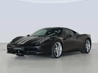 Usado Ferrari 458 570 CV (419 kW) 2010 Negro opaco Coupe