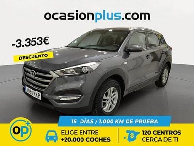 Usado Hyundai Tucson 115 CV (84 kW) 2018 Gris SUV