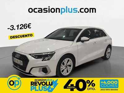 Usado Audi A3 Advanced Plus 110 CV (80 kW) 2022 Blanco Berlina