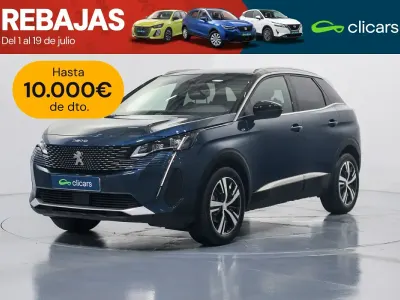 Usado Peugeot 3008 GT 136 CV (100 kW) 2024 Azul SUV