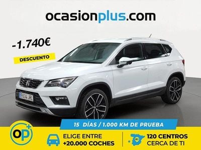 Usado Seat Ateca 4Drive 190 CV (139 kW) 2016 Blanco SUV