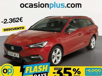 Usado Seat Leon ST FR 204 CV (150 kW) 2023 Rojo Familiar