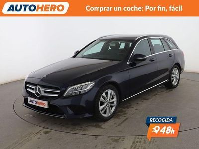 Usado Mercedes C220 194 CV (142 kW) 2019 Azul Familiar