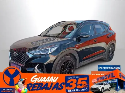Usado Hyundai Tucson N Line 136 CV (100 kW) 2019 Negro SUV