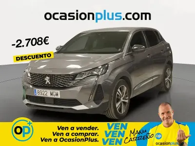Usado Peugeot 3008 Allure 130 CV (95 kW) 2023 Gris SUV