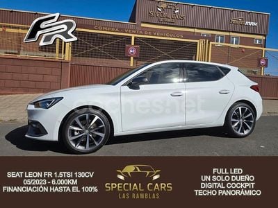 Usado Seat Leon FR 130 CV (95 kW) 2023 Blanco Berlina