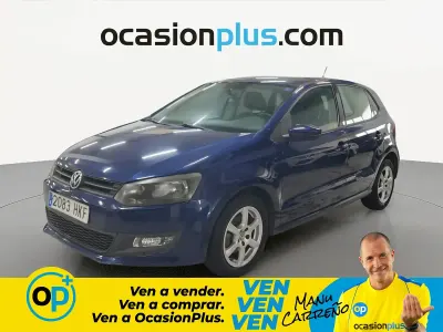 Usado VW Polo Advance 90 CV (66 kW) 2012 Azul Utilitario