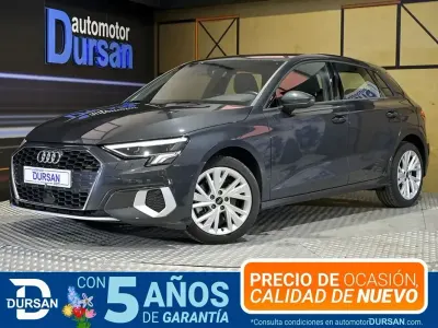 Usado Audi A3 Sportback Advanced Plus 110 CV (80 kW) 2021 Gris Utilitario