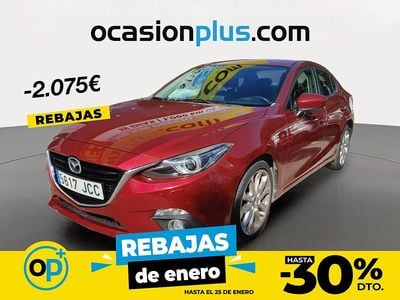 Rojo Usado 2015 Mazda 3 Luxury Berlina | 10.825 € (Super precio)