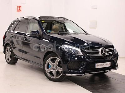 Usado Mercedes GLE500 442 CV (325 kW) 2018 Azul SUV