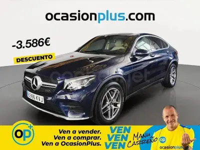 Usado Mercedes GLC250 211 CV (155 kW) 2019 Azul SUV
