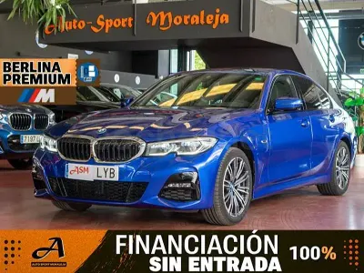 Usado BMW 330e Sport Line 292 CV (214 kW) 2022 Azul Berlina