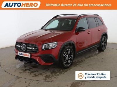 Usado Mercedes GLB200 AMG line 150 CV (110 kW) 2021 Rojo SUV