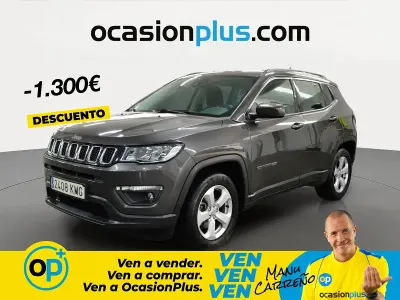 Usado Jeep Compass Longitude 120 CV (88 kW) 2018 Gris SUV