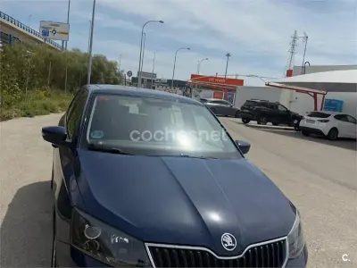 Brugt Skoda Fabia 75 HK (55 kW) 2017 Blå Sedan