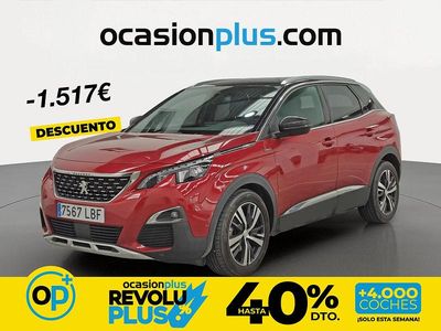 Usado Peugeot 3008 GT-line 130 CV (95 kW) 2019 Rojo SUV
