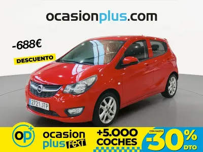 Usado Opel Karl Selective 75 CV (55 kW) 2016 Rojo Utilitario