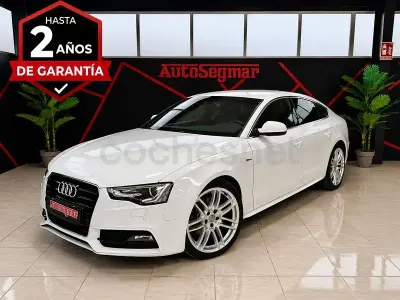 Usado Audi A5 Sportback S-Line 190 CV (139 kW) 2016 Blanco Utilitario