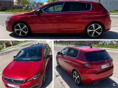 Usado Peugeot 308 GT-line 130 CV (95 kW) 2018 Rojo Berlina