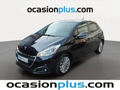 Usado Peugeot 208 Style 82 CV (60 kW) 2018 Azul Utilitario