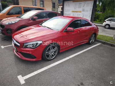 Usado Mercedes CLA200 136 CV (100 kW) 2018 Rojo Berlina