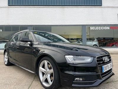 Usado Audi A4 S-Line 150 CV (110 kW) 2015 Negro Familiar