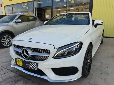 Usado Mercedes C220 193 CV (141 kW) 2018 Blanco Descapotable
