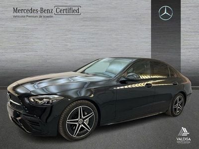 Usado Mercedes C200 AMG line 184 CV (135 kW) 2025 Negro obsidiana Berlina