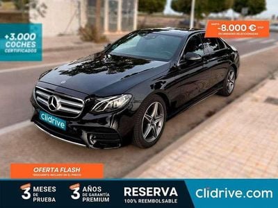 Usado Mercedes E220 194 CV (142 kW) 2019 Negro Berlina