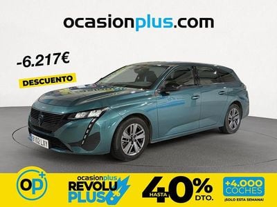 Usado Peugeot 308 Active 130 CV (95 kW) 2022 Azul Familiar