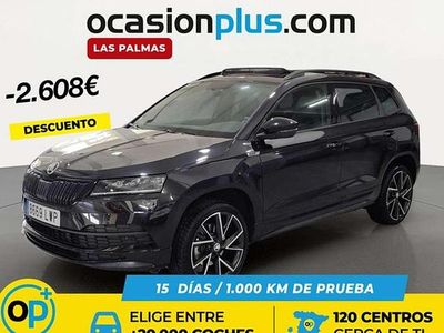 Usado Skoda Karoq SportLine 150 CV (110 kW) 2022 Negro SUV