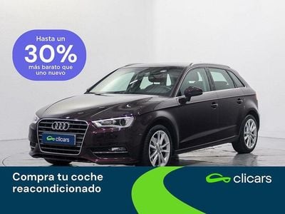 Usado Audi A3 Advanced 110 CV (80 kW) 2016 Rojo Berlina