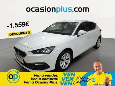 Usado Seat Leon Style 110 CV (80 kW) 2021 Blanco