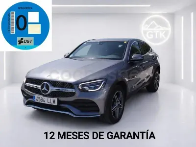 Usado Mercedes GLC300e 306 CV (225 kW) 2021 Gris / plata Coupe