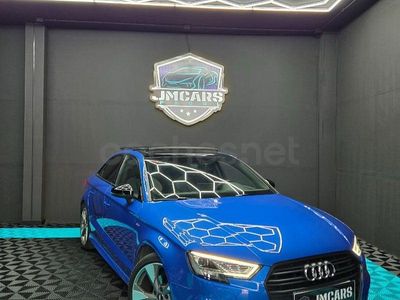 Usado Audi A3 S-Line 116 CV (85 kW) 2018 Azul Berlina