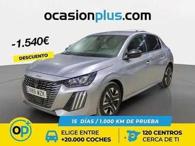 Usado Peugeot 208 Allure 100 CV (73 kW) 2025 Gris Utilitario