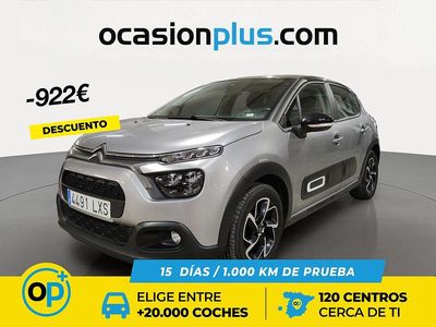 Usado Citroën C3 Feel 83 CV (61 kW) 2022 Gris Utilitario
