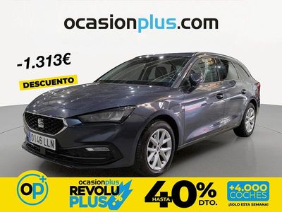 Usado Seat Leon Style 150 CV (110 kW) 2020 Gris Familiar