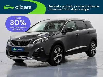 Usado Peugeot 5008 GT-line 131 CV (96 kW) 2017 Gris SUV