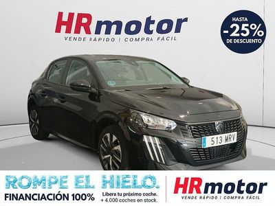 Usado Peugeot 208 Active 101 CV (74 kW) 2024 Negro Utilitario