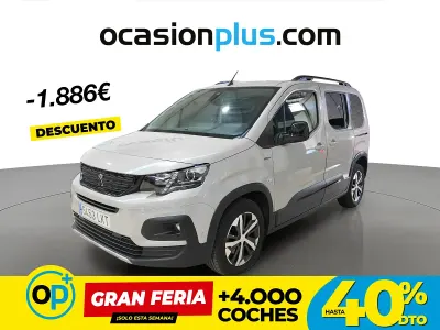 Usado Peugeot Rifter GT-line 130 CV (95 kW) 2020 Beige Monovolumen