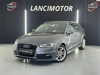 Usado Audi A3 S-Line 125 CV (91 kW) 2015 Gris / plata Berlina